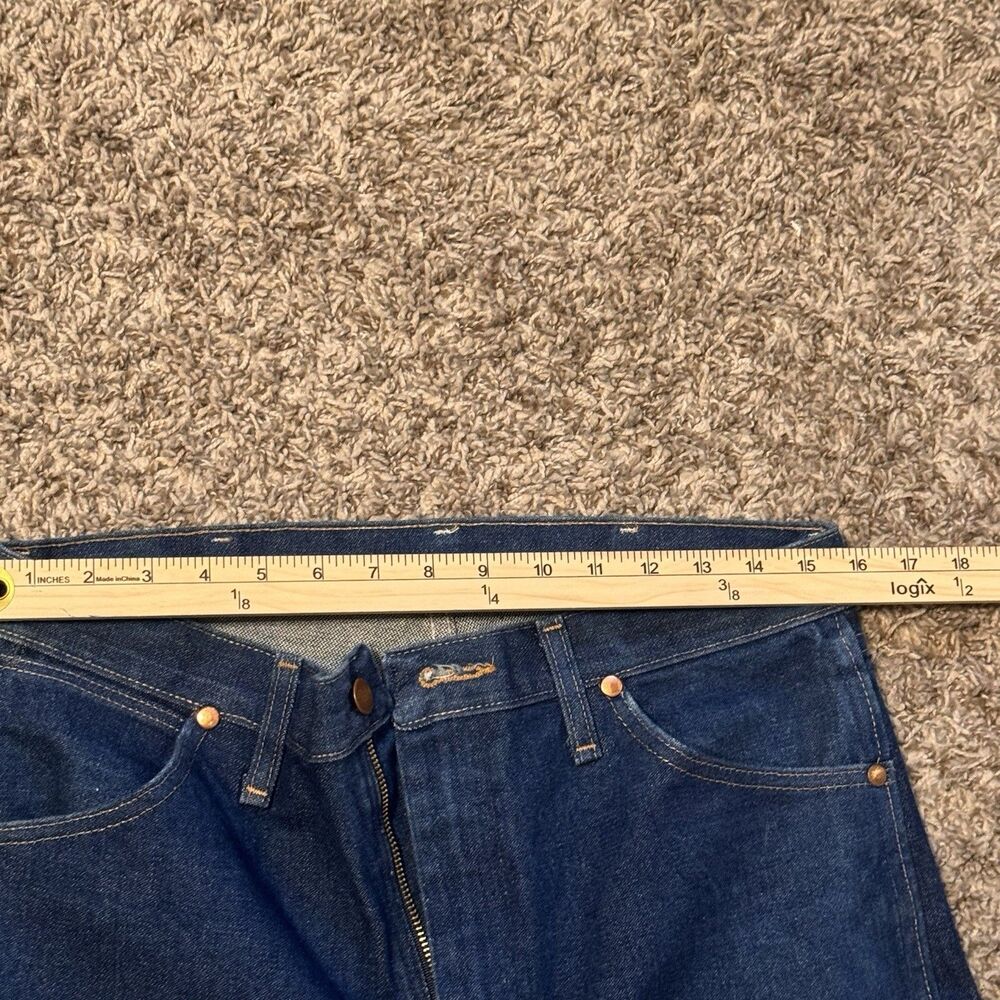 Wrangler Cowboy Cut 13MWZ Original Fit Jeans 32x28 (tag 32x36) See Measurements - Picture 7 of 9